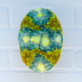 Puff "Loaff" in Vintage Teak Frame | Fireflies