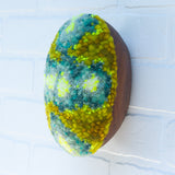 Puff "Loaff" in Vintage Teak Frame | Fireflies