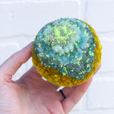 Midi Puff in Olive Wood Frame | Fireflies