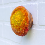 Mid Puff in Olive Wood Frame | Flame