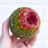 Midi Puff in Olive Wood Frame | Watermelon