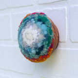 Midi Puff in Olive Wood Frame | Mountain Top