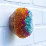 Midi Puff in Olive Wood Frame | Mountain Top