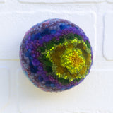 Midi Puff in Olive Wood Frame | Lily Pad