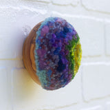 Midi Puff in Olive Wood Frame | Lily Pad