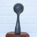 Polka Dot Scoop Puff | Seafoam + Chartreuse