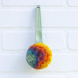 Oversized Scoop Puff | Minty Rainbow