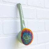 Oversized Scoop Puff | Minty Rainbow