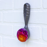 Ribbed Scoop Puff | Hot Pink