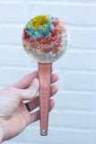 Oversized Scoop Puff | Tutti-Frutti in Pink Scoop