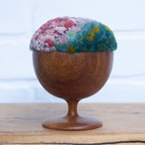 "Float" Puff in Vintage Coupe | Mauve + Green