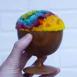 "Float" Puff in Vintage Coupe | Tropical Rainbow