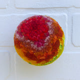 Midi Puff in Olive Wood Frame | Warm + Bright