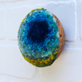 Midi Puff in Olive Wood Frame | Earth