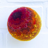 Midi Puff in Olive Wood Frame | Fire