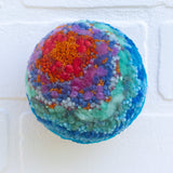 Midi Puff in Olive Wood Frame | Coral Reef