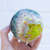 Midi Puff in Olive Wood Frame | Chartreuse in a New Way