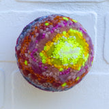 Midi Puff in Olive Wood Frame | Firelight