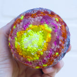 Midi Puff in Olive Wood Frame | Firelight