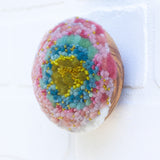 Midi Puff in Olive Wood Frame | Tutti-Frutti