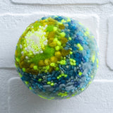 Midi Puff in Olive Wood Frame | Fireflies