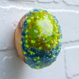 Midi Puff in Olive Wood Frame | Fireflies