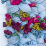Blue + Fuchsia Woven Wall Hanging