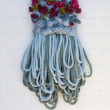 Blue + Fuchsia Woven Wall Hanging