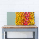 Puff Sculpture in Vintage Safe Deposit Box, XL | Warm Ombre