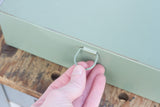 Puff Sculpture in Vintage Safe Deposit Box, XL | Warm Ombre
