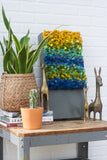 Puff Sculpture in Vintage Safe Deposit Box, XL | Cool Ombre