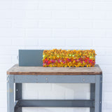 Puff Sculpture in Vintage Safe Deposit Box | Warm Ombre, Vertical