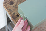 Puff Sculpture in Vintage Safe Deposit Box | Firelight