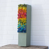 Puff Sculpture in Vintage Safe Deposit Box, Extra Deep | Rainbow