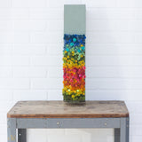 Puff Sculpture in Vintage Safe Deposit Box, Extra Deep | Rainbow