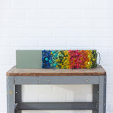 Puff Sculpture in Vintage Safe Deposit Box, Extra Deep | Rainbow