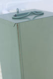Puff Sculpture in Vintage Safe Deposit Box, Extra Deep | All White