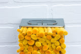Puff Sculpture in Vintage Safe Deposit Box | Warm Ombre