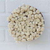 Felted Puff in Vintage Frame | Natural