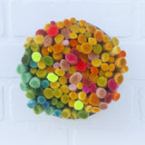 Felted Puff in Vintage Frame | Rainbow (2)