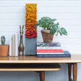 Puff Sculpture in Vintage Safe Deposit Box | Warm Ombre