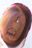 Puff "Loaff" in Vintage Teak Frame | Firelight