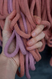 Chunky Woven Wall Hanging | Mauve + Marigold