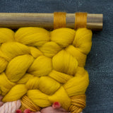 Chunky Woven Wall Hanging | Mauve + Marigold