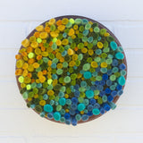 Mega Puff in Vintage Frame | Cool Ombre