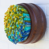 Mega Puff in Vintage Frame | Cool Ombre