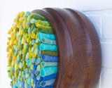 Mega Puff in Vintage Frame | Cool Ombre
