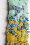 Mustard + Mint Woven Wall Hanging