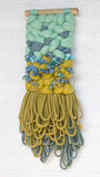 Mustard + Mint Woven Wall Hanging