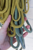 Mustard + Mint Woven Wall Hanging